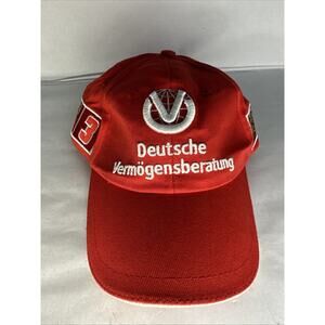 FERRARI F1 DEUTSCHE VERMOGENSBERATUNG MICHAEL SCHUMACHER COLLECTION 2000 CAP HAT